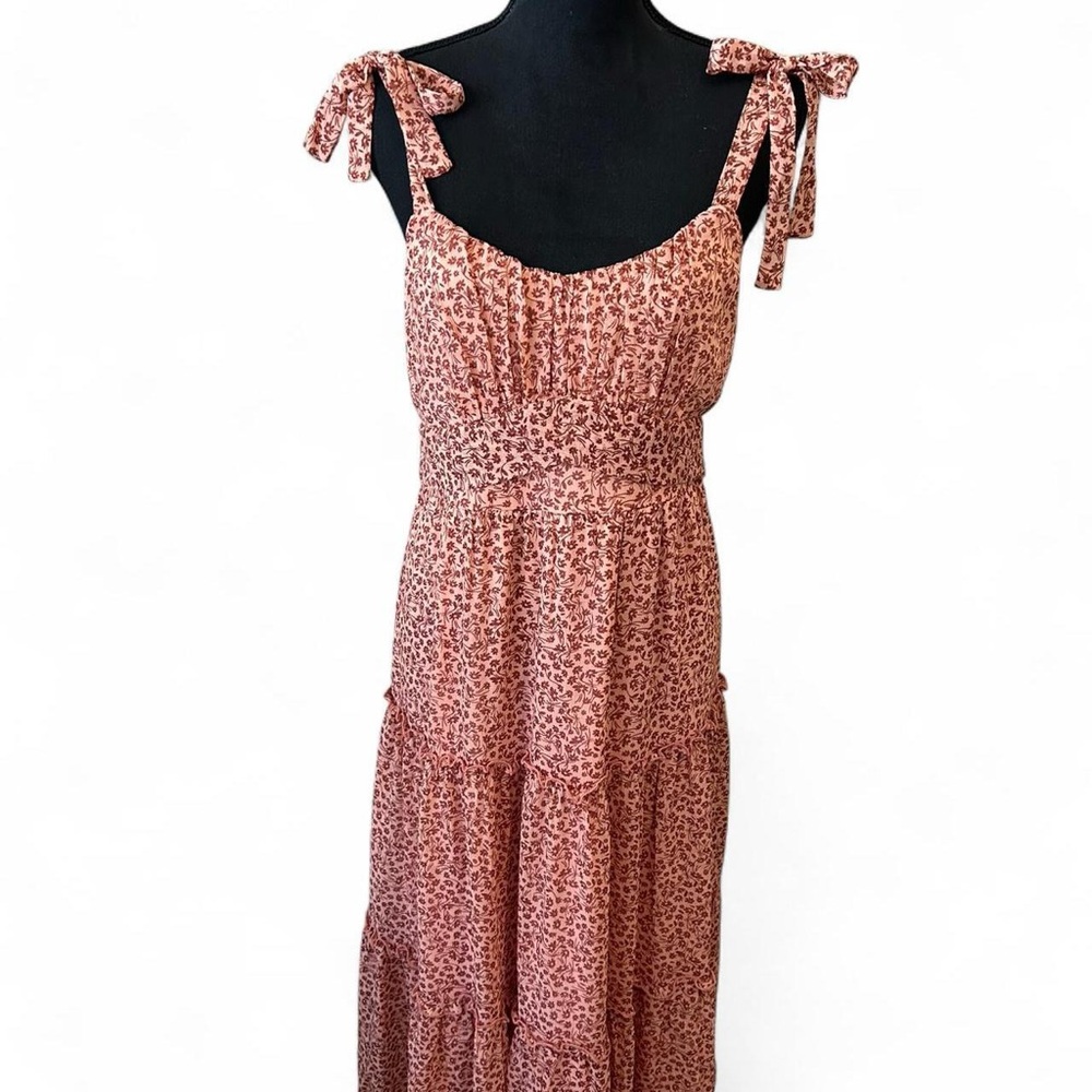 Trixxi Pink Leopard Print Midi Dress
